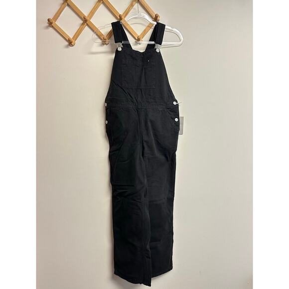 NWT Everlane Cotton Canvas Overalls in Black Size 4 - Picture 14 of 14